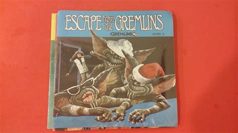 Gremlins Story Book with Record 2 3 4 5 Read A Long Lot, 1984