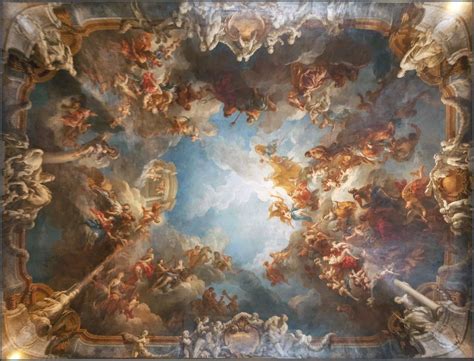 Apotheosis of Hercules fresco by François Le Moyne, Palace of ...