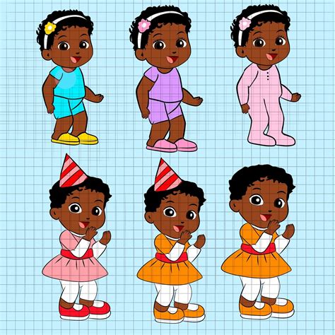 6 Full Body Gracies Corner Little Sister Digital Cut Outs - Etsy