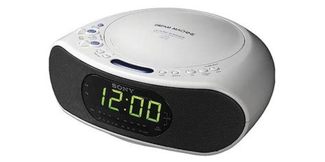 Sony ICFCD837 White AM/FM Clock Radio With Built-In CD Player | For the ...