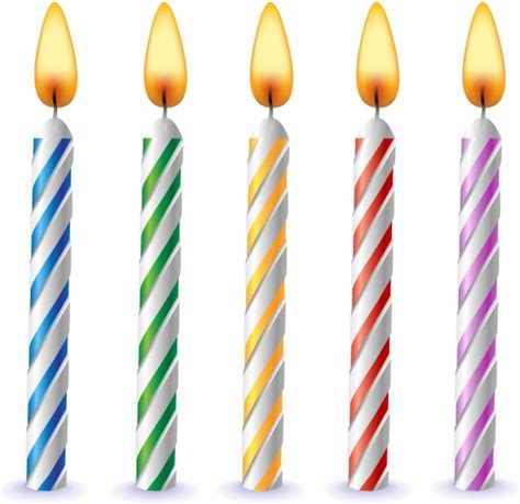 Birthday Candles Vectors graphic art designs in editable .ai .eps .svg format free and easy ...