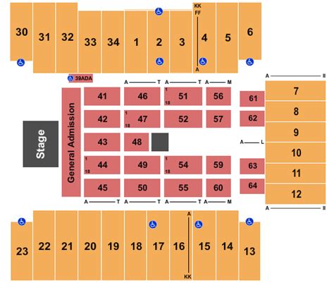 Seating Chart | FargoDome | Fargo, North Dakota