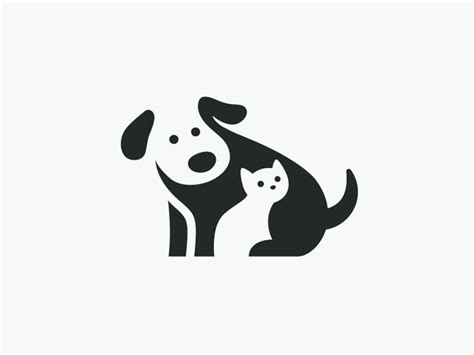 Dog & Cat | Dog logo design, Cat logo design, Animal logo