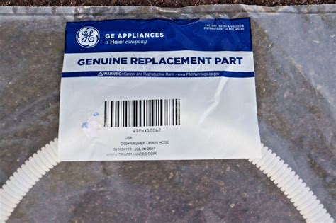 New OEM GE General Electric Dishwasher Drain Hose WD24X10062 | eBay