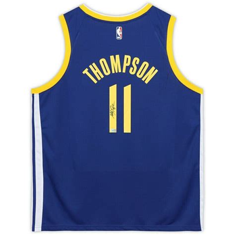 Klay Thompson Signed Warriors Jersey (Fanatics Hologram) | Pristine Auction