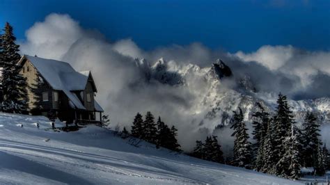 🔥 [40+] Winter Mountain Cabin Wallpapers | WallpaperSafari