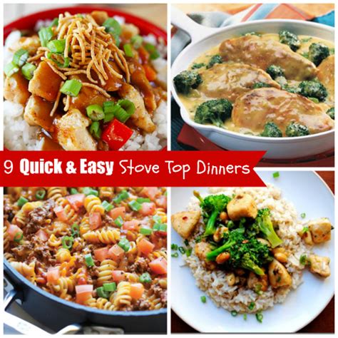 9 Quick & Easy Stove Top Recipes + A $400+ Value Giveaway - RecipeChatter