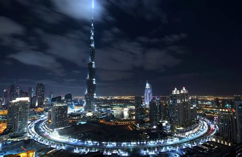 Man Made Dubai Cityscape Night Khalifa Tower Burj Khalifa Wallpaper | Burj khalifa, Dubai city ...