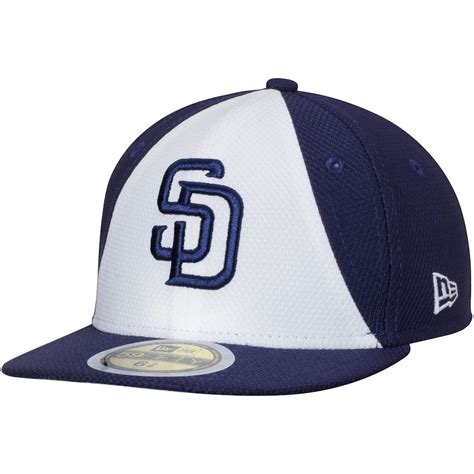 San Diego Padres New Era Youth Diamond Era 59FIFTY Fitted Hat - White/Navy