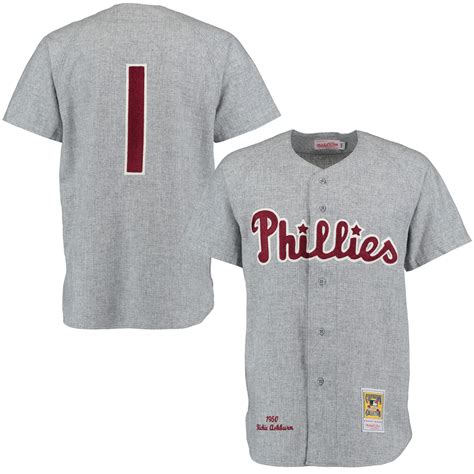 Richie Ashburn 1950 Philadelphia Phillies Mitchell & Ness Authentic ...