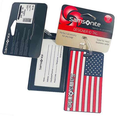 Samsonite Patriotic Luggage Tag