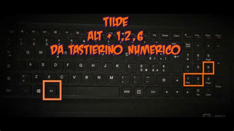 Come fare la tilde da tastiera (#windows) - ~ Tilde #keyboard - YouTube