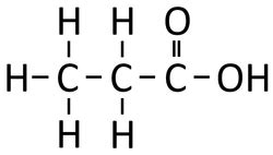 propanoic acid and sodium hydroxide equation