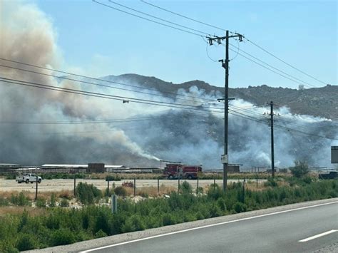 Evacuations ordered as brush fire erupts in Riverside County