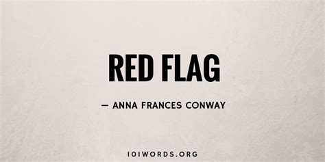 Red Flag - 101 Words