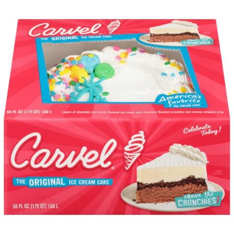 Carvel® Round Happy Birthday Celebration Ice Cream Cake, 8 in / 56 fl oz - Kroger