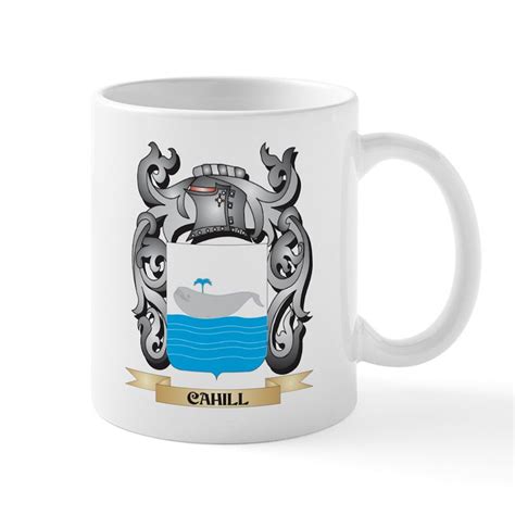 Cahill Family Crest - Cahill Coat of Arms 11 oz Ceramic Mug Cahill ...