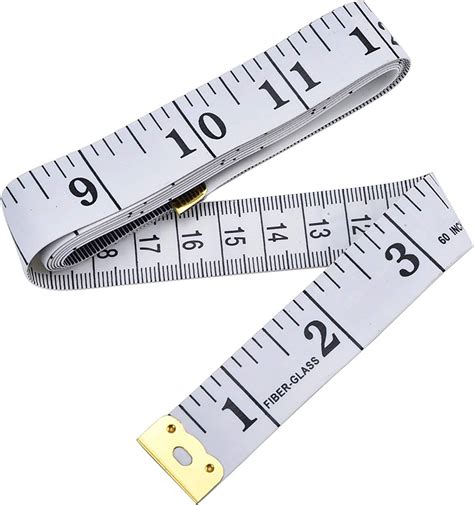 eBoot Soft Tape Measure for Sewing Tailor Seamstress Cloth Ruler (White ...