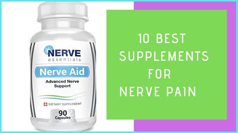 10 Best Supplements for Nerve Pain (Neuropathy) | DrugsBank