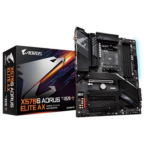 GIGABYTE X570S AORUS ELITE AX Emolevy - AMD X570 - AMD AM4 socket ...