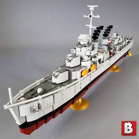 Fletcher-class Destroyer | Fletcher class destroyer, Lego aircraft carrier, Lego ship