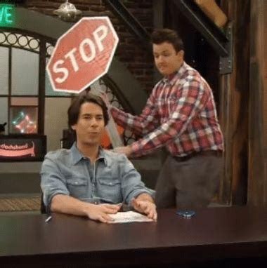 Meme Generator - Gibby Hitting Spencer from Behind with Stop Sign - Newfa Stuff