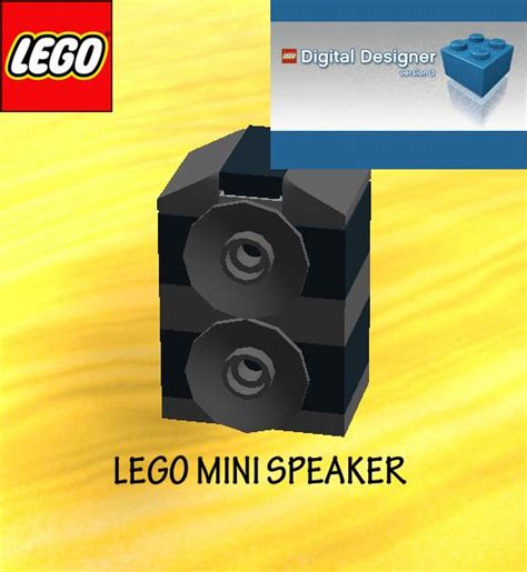 Lego mini Speaker Lego Creations, Mini Speaker, Digital, Design