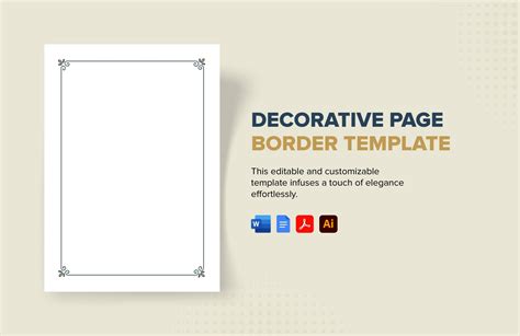 Fall Page Border Template in PDF, Word, Illustrator, Google Docs ...