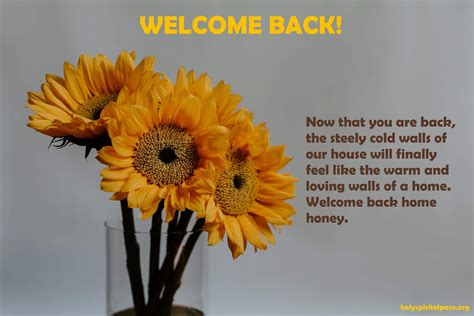 Welcome Back Quotes - 51 Sayings About Welcome Back Home