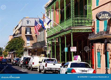 New Orleans French Quarter Architecture Editorial Photo - Image of ...