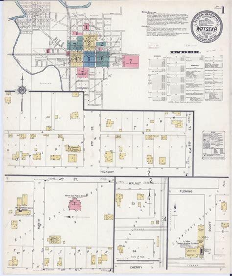 Sanborn Fire Insurance Map from Watseka, Iroquois County, Illinois. | Library of Congress