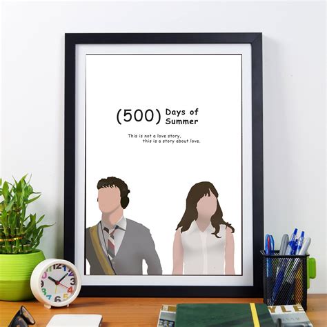 500 DAYS OF SUMMER, MOVIE POSTER | 500 days of summer, Movie prints ...