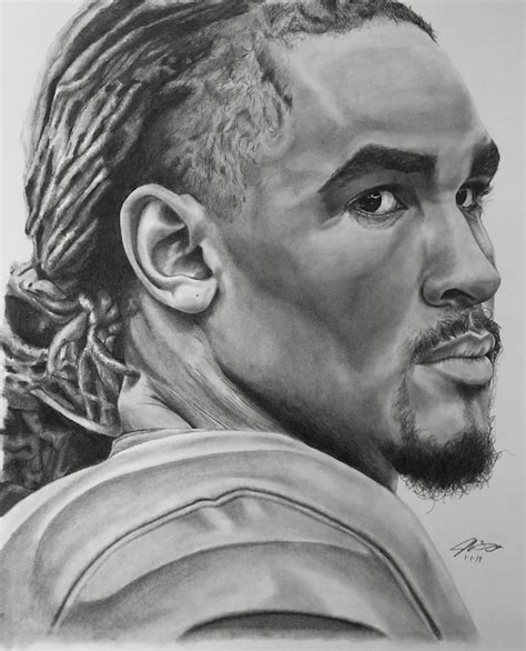 Jalen Hurts 11x14 Pencil Drawing Print | Etsy