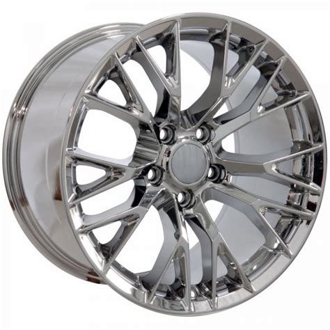 20" fits Chevrolet Corvette C7 Z06 Wheel Replica - Chrome 20x12 ...