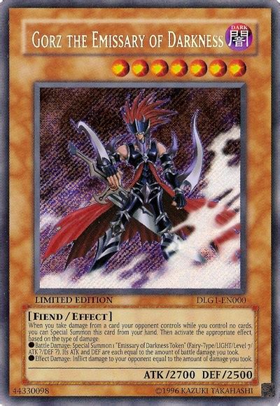 Gorz the Emissary of Darkness - Dark Legends - YuGiOh