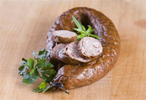 Sausage with Herbs - Closeup Stock Photo - Image of eating, rustic: 24641870