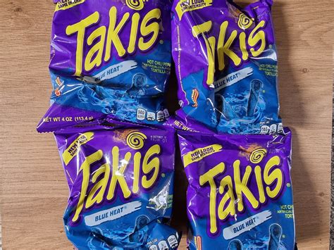 Takis Blue Heat Hot Chilli Mexican Snacks Crisps Box TikTok | Etsy