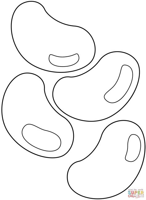 Jelly Beans coloring page | Free Printable Coloring Pages