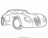 Free Coloring Pages Sports Cars sketch template