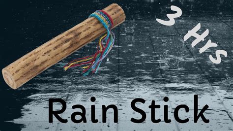 Rain Stick Sounds | 3 Hrs ~ ASMR ~ - YouTube