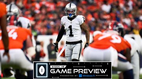 Game Preview: Raiders close out the 2023 season against the Denver Broncos