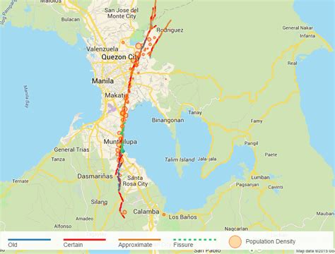 List of Cities, Barangays, Villages, and Infrastructures Lies in West Valley Fault - Exam News ...