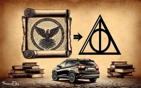 Deathly Hallows Symbol Car Sticker: Elder Wand!