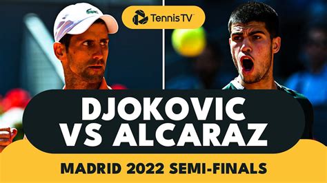 TITANIC Battle Between Carlos Alcaraz And Novak Djokovic | Madrid 2022 Highlights - Win Big Sports