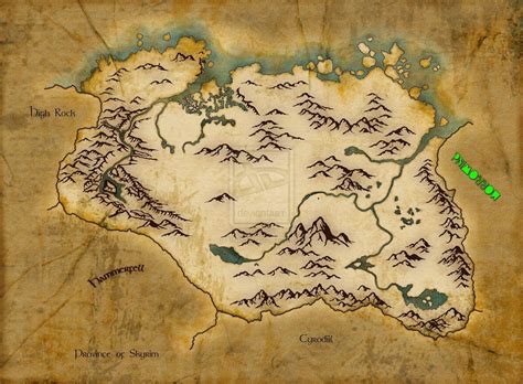 Skyrim Map Wallpapers - Wallpaper Cave