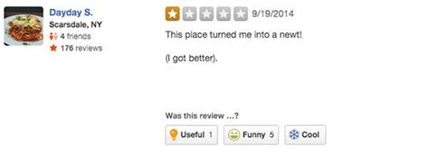 PHOTOS: Hilarious one-star reviews for restaurant trying to be the ...