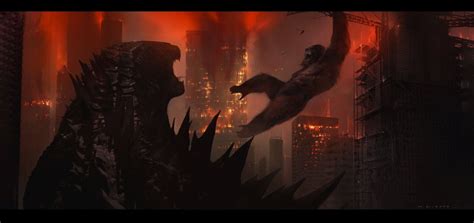 Godzilla vs. Kong Concept Art Gives New Look at Stunning Hong Kong Fight