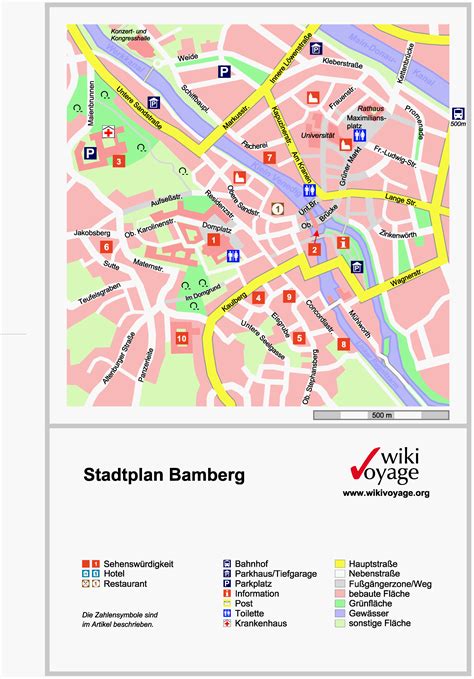 Bamberg Tourist Map - Bamberg Germany • mappery