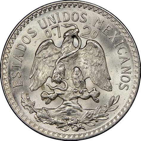 Mexico ESTADOS UNIDOS MEXICANOS 50 Centavos KM 447 Prices & Values | N