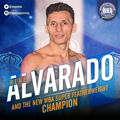 Rene Alvarado is the new WBA world champion – World Boxing Association